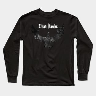 Ethan Hawks Black Hawk Design Long Sleeve T-Shirt